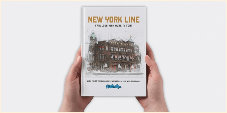 New York Line font preview