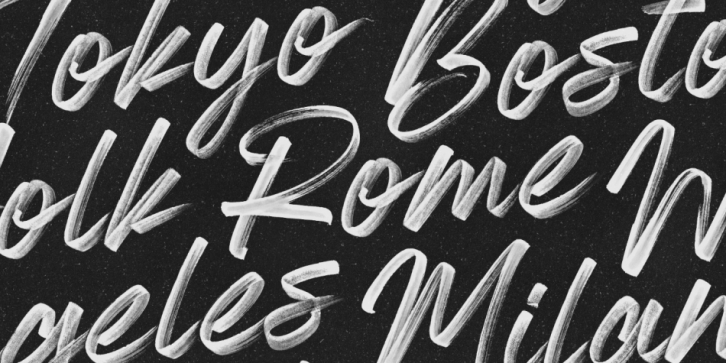 Almonte SVG font preview