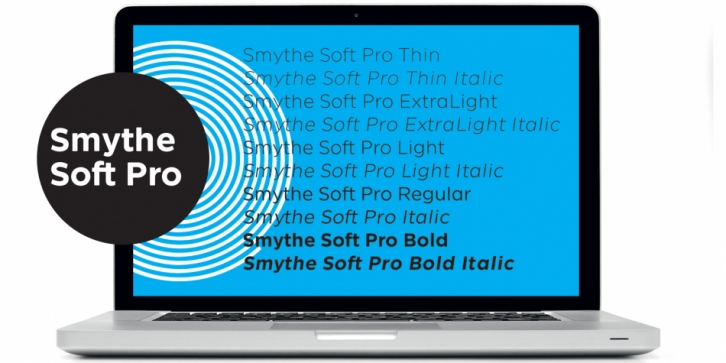 SmytheSoft Pro font preview