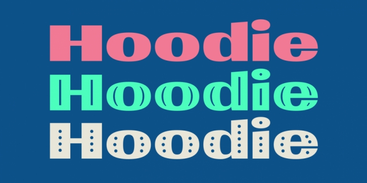 Hoodie font preview