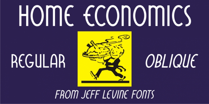 Home Economics JNL font preview