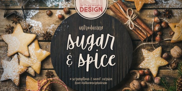 Sugar & Spice font preview