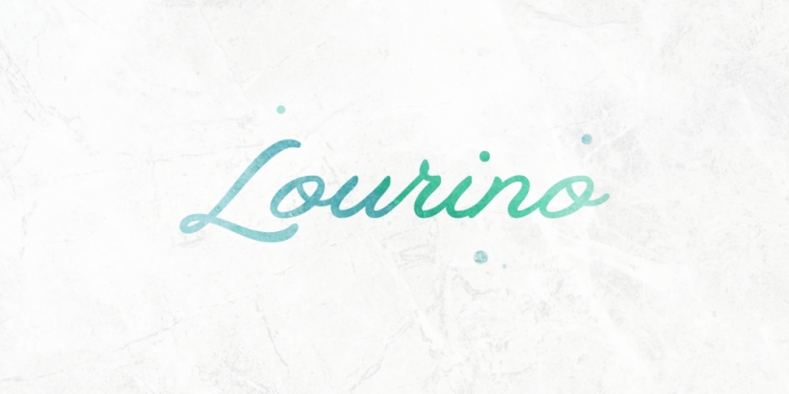 Lourino font preview