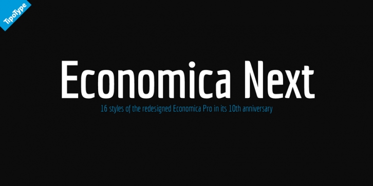 Economica Next font preview