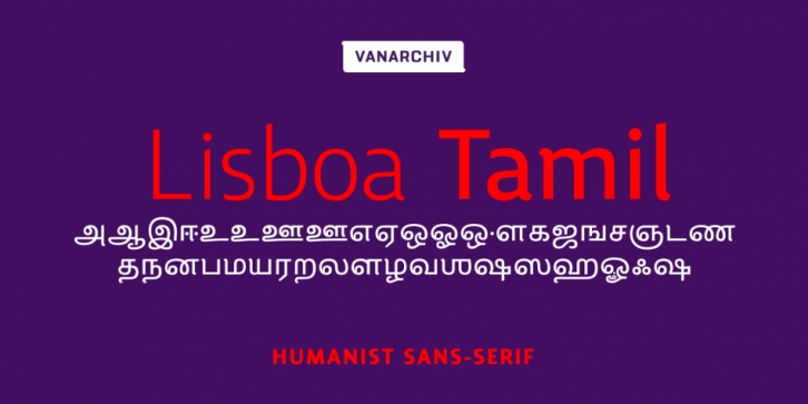 Lisboa Tamil font preview
