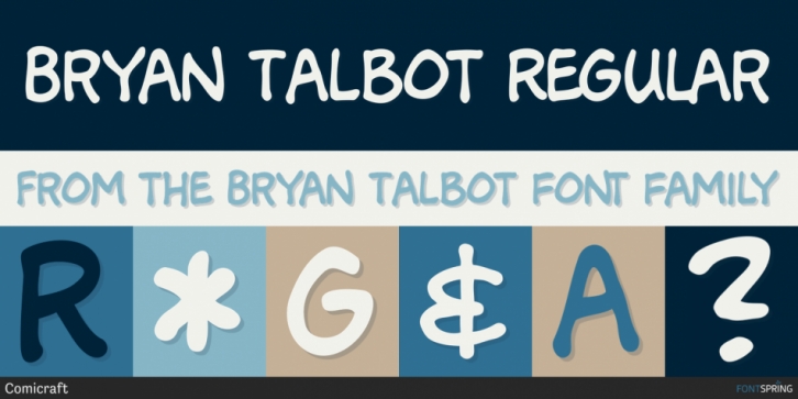 Bryan Talbot font preview