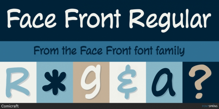 Face Front font preview