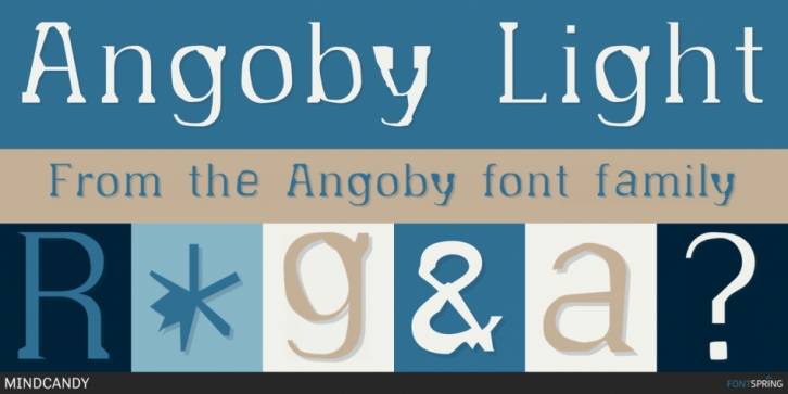 Angoby font preview