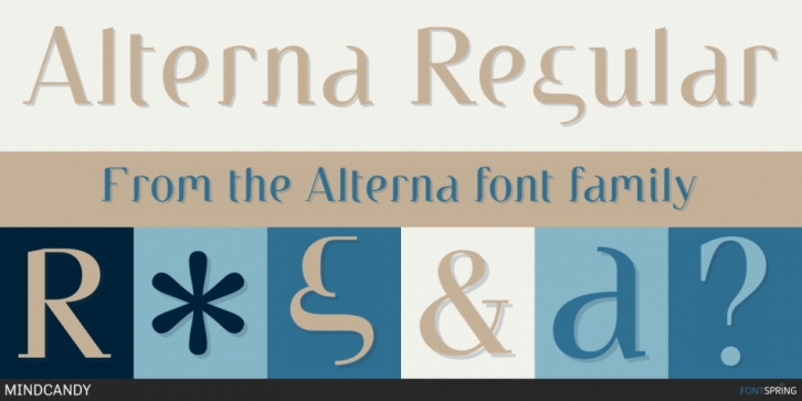 Alterna font preview