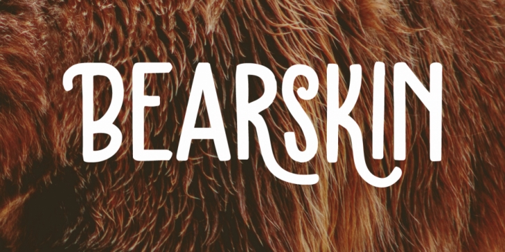 Bearskin font preview
