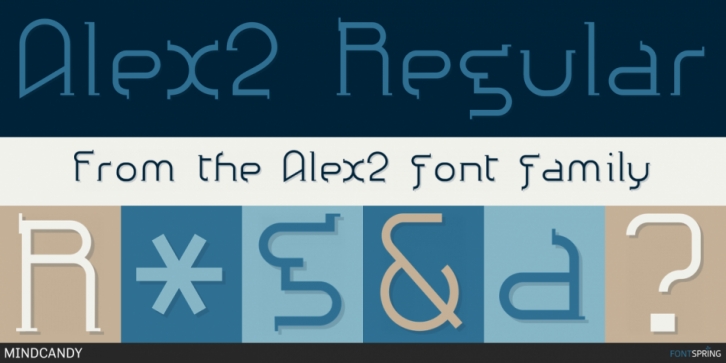 Alex2 font preview