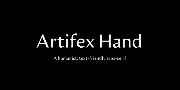 Artifex Hand CF font preview