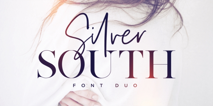 Silver South font preview