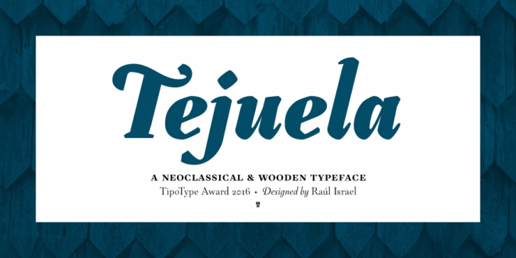 Tejuela font preview