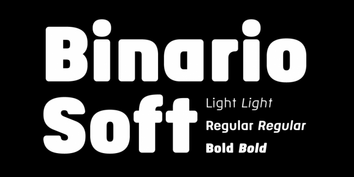 Binario Soft font preview
