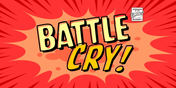 Battle Cry font preview