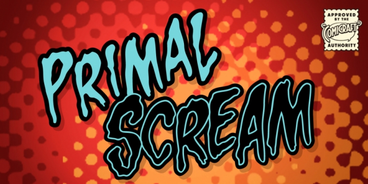 Primal Scream font preview