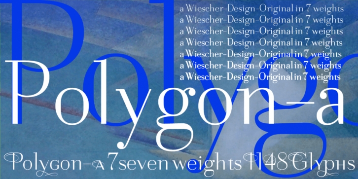 Polygon-A font preview