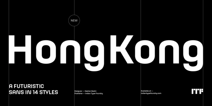 HongKong font preview