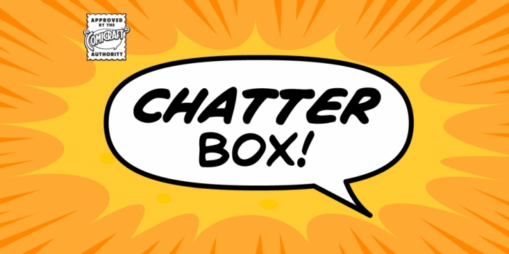 Chatterbox font preview