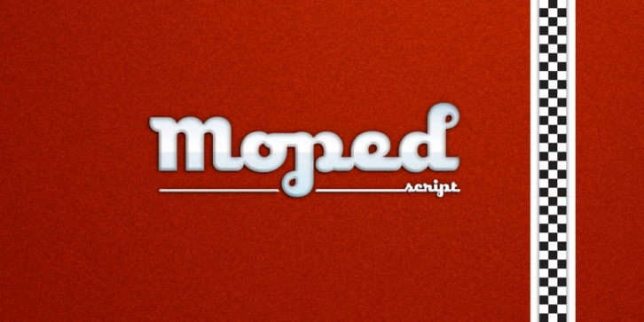 Moped font preview