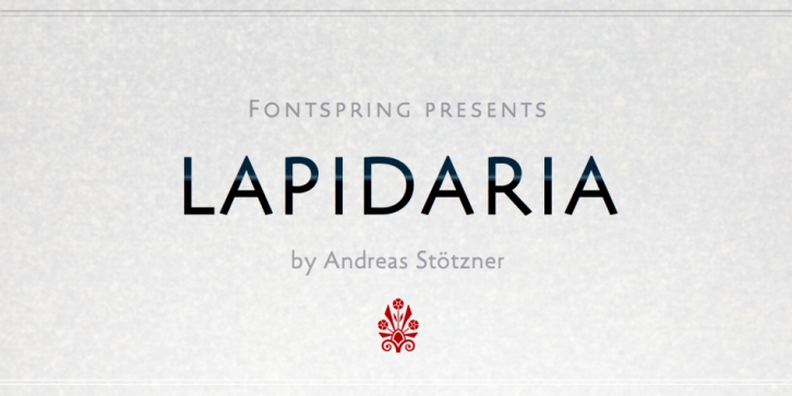 Lapidaria font preview