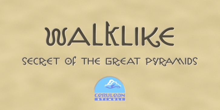 Walklike font preview