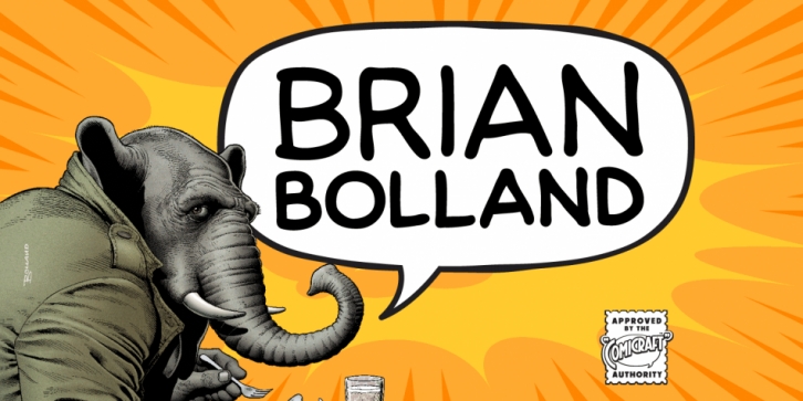 Brian Bolland font preview