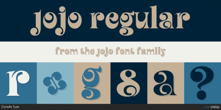 Jojo font preview