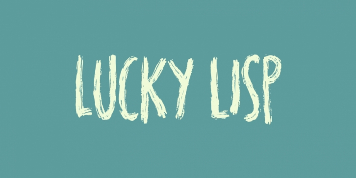 Lucky Lips font preview