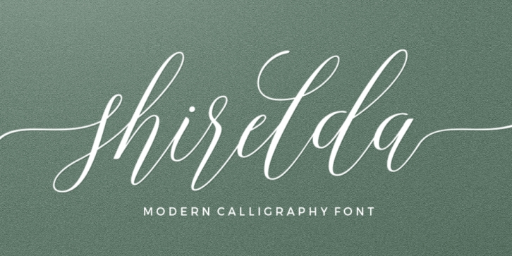 Shirelda font preview