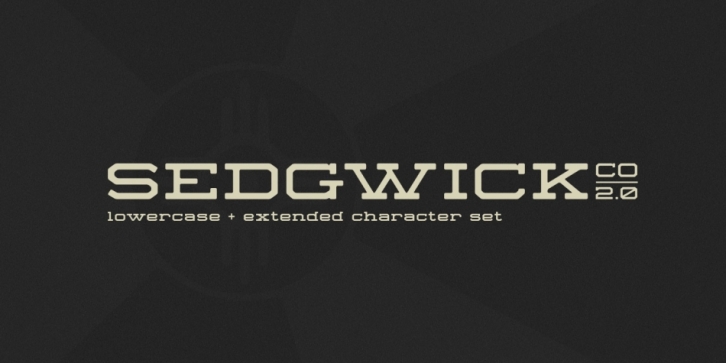 Sedgwick Co 2.0 font preview