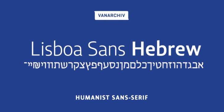 Lisboa Sans Hebrew font preview