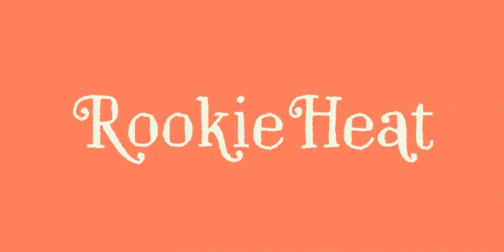 Rookie Heat font preview