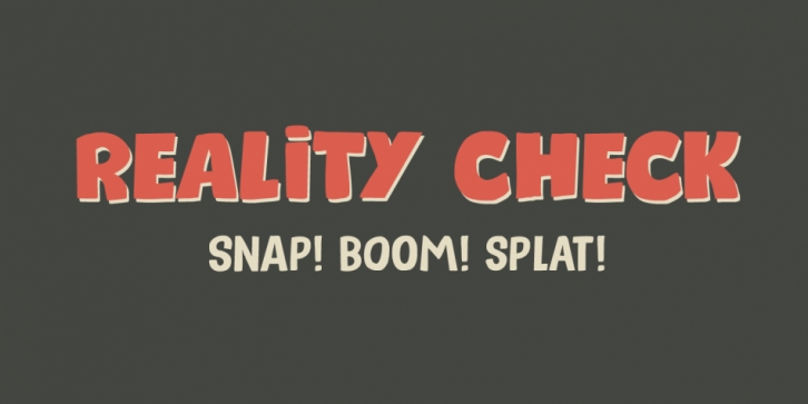 Reality Check font preview