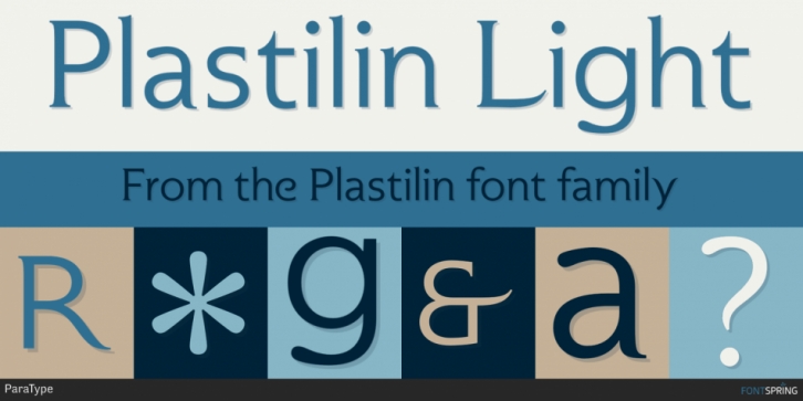 Plastilin font preview