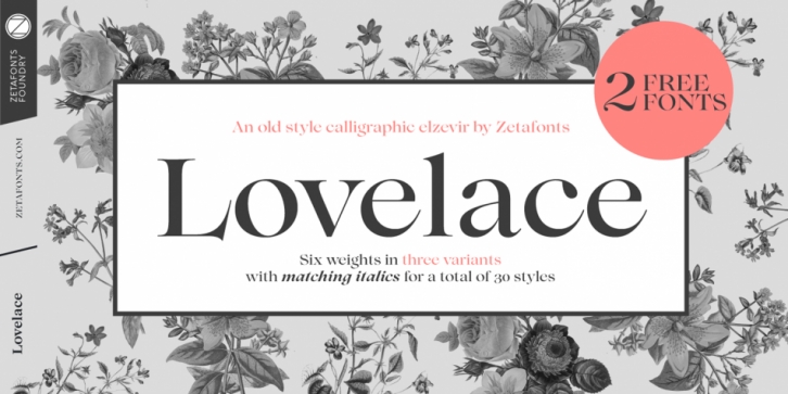 Lovelace font preview