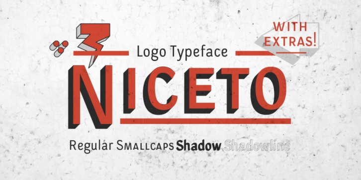 Niceto Typeface font preview