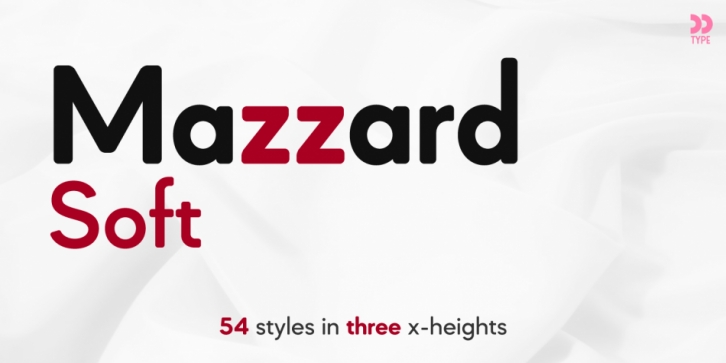 Mazzard Soft M font preview