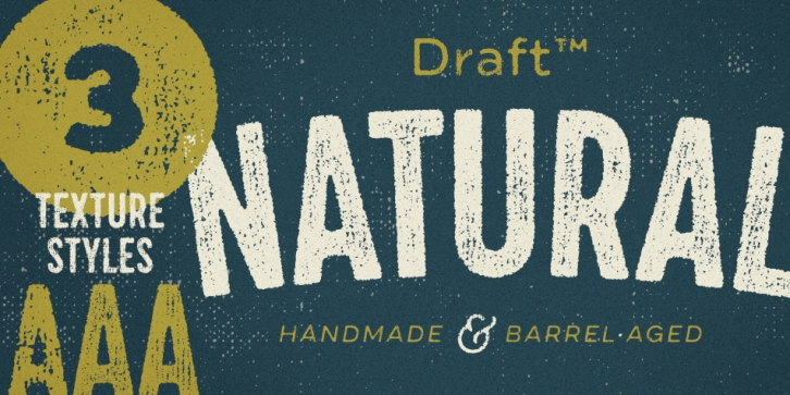 Draft Natural font preview