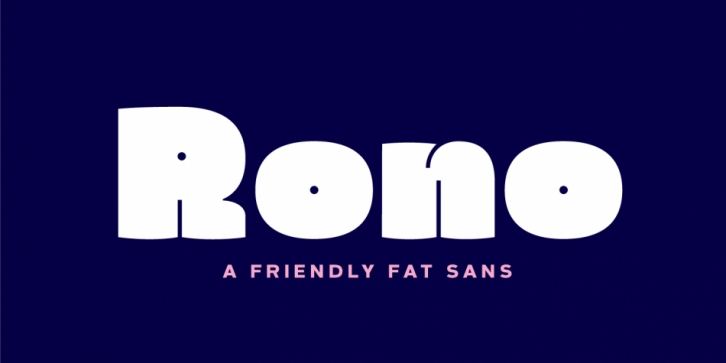 Rono font preview