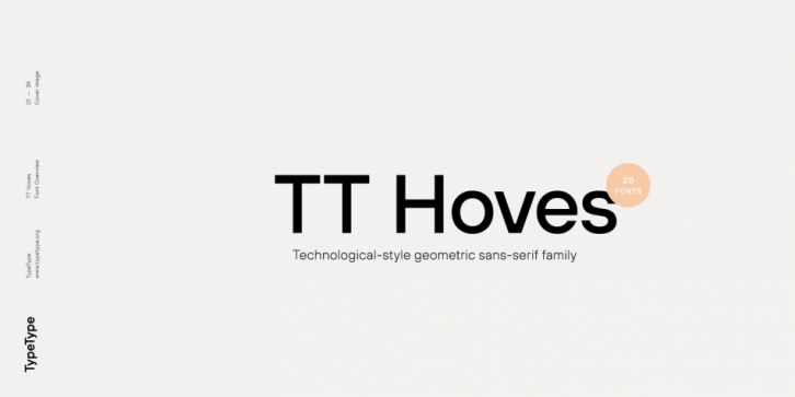 TT Hoves font preview
