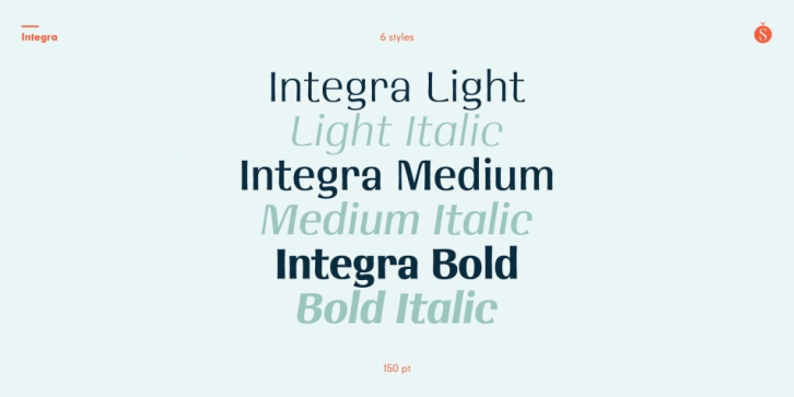 Integra font preview