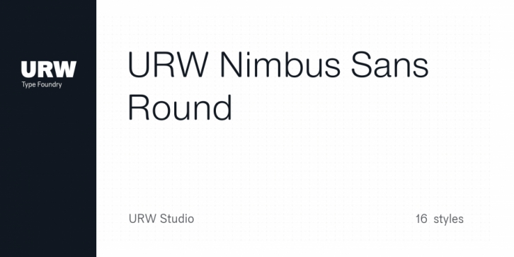 URW Nimbus Sans Round font preview