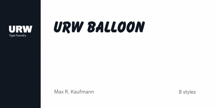 URW Balloon font preview