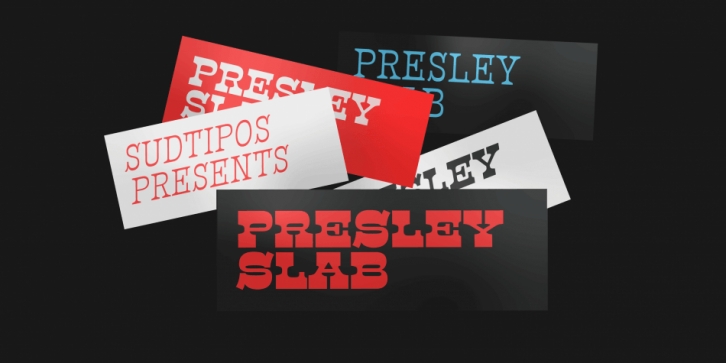 Presley Slab font preview