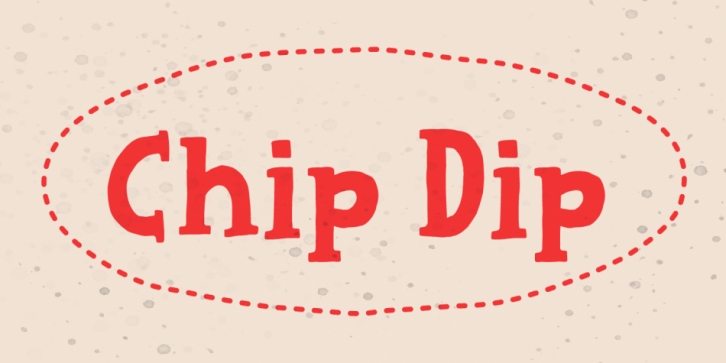 Chip Dip font preview