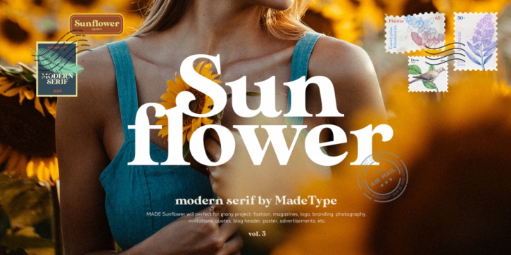 MADE Sunflower font preview