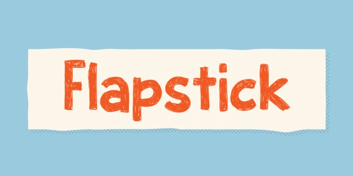 Flapstick font preview