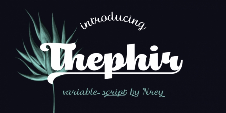 Thephir font preview